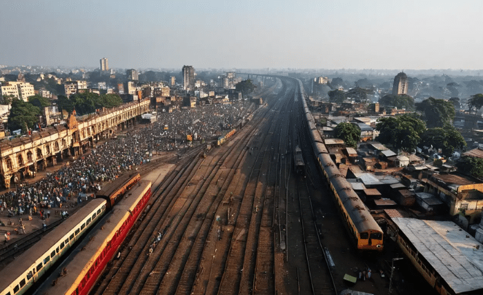 biggest railway station in india